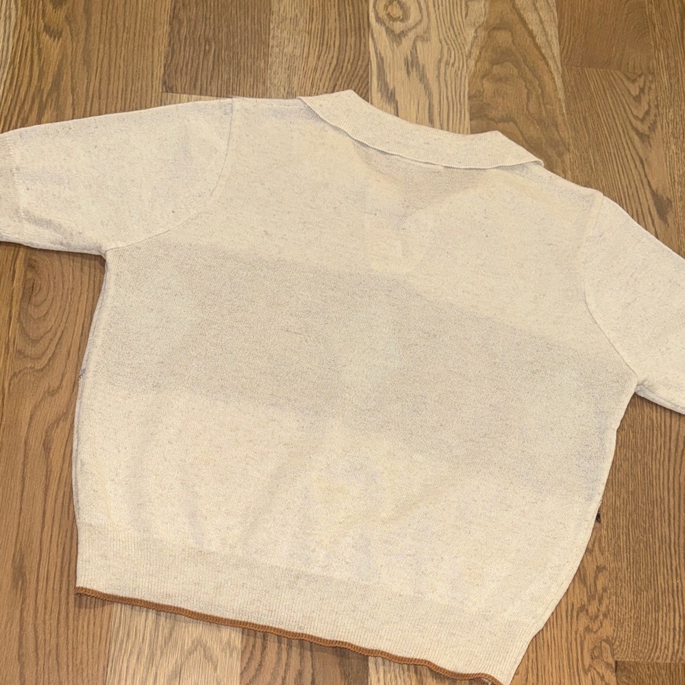 FOUND Anthropologie Argyle Patterned Sweater - image 3